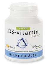 D3-vitamin Vegan 75 mcg 100 kapsl./D3-vitamiini 100 kapselia